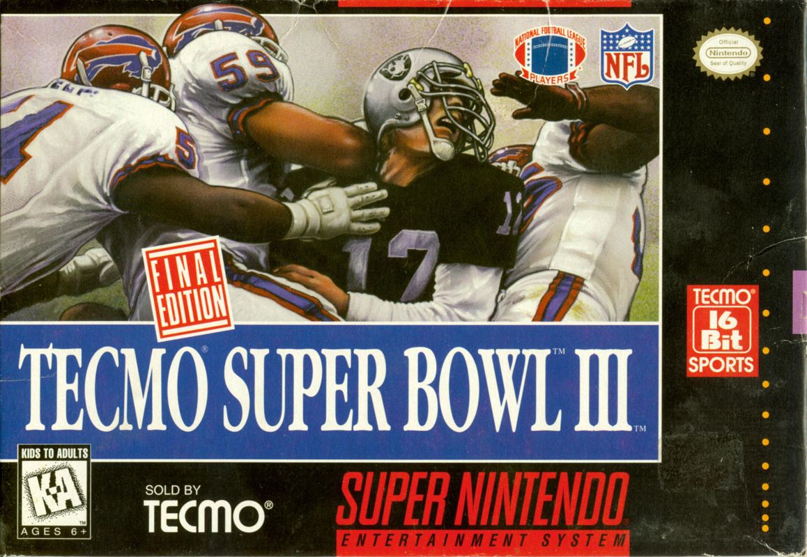 Tecmo Super Bowl II box art for Super Famicom